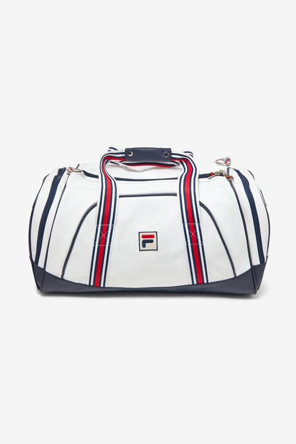 Fila Striker Duffle Bags - White/Navy/Red,NZ 713-95682